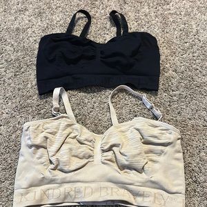 Kindred Bravely Sublime Bras- (2) Black/Beige Large